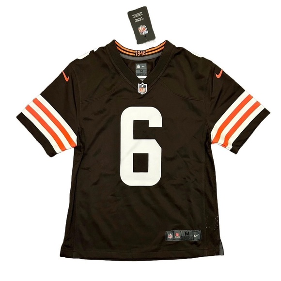 Nike Other - Nike Cleveland Browns NFL Mayfield #6 Football Jersey Youth Size M - NWT $85